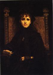 Jules Elie Delaunay Mme. Georges Bizet ( Genevieve Halevy, Later Mme. Emile Straus ) oil painting image